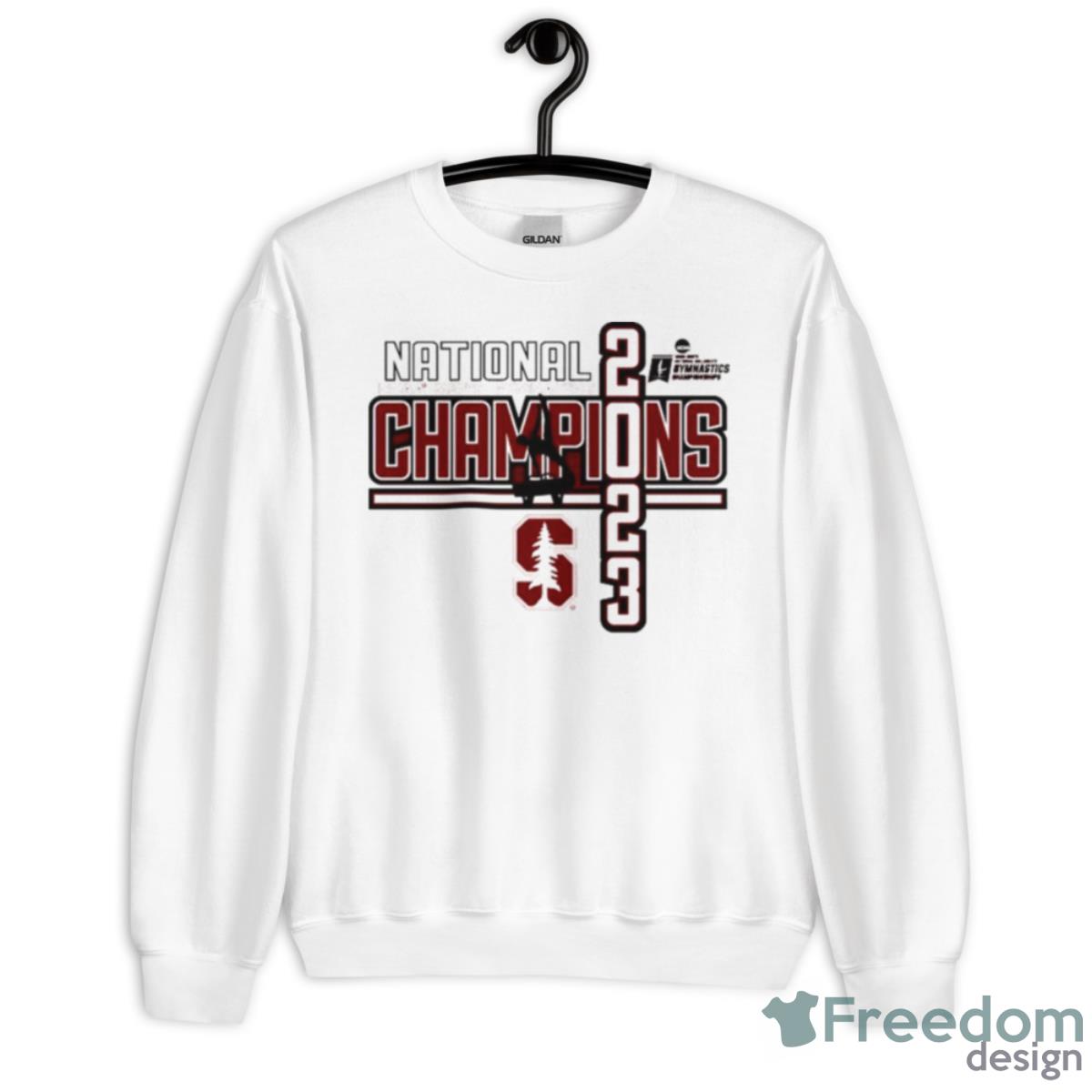 Stanford Cardinal 2023 NCAA Men’s Gymnastics National Champions Shirt - Unisex Heavy Blend Crewneck Sweatshirt