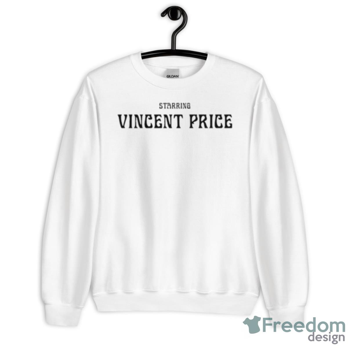 Starring Vincent Price Shirt - Unisex Heavy Blend Crewneck Sweatshirt