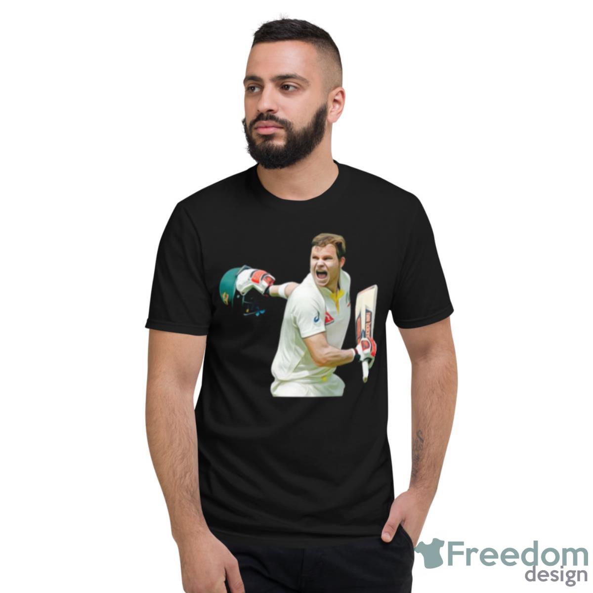 Steve Smith Custom Cricket Design Shirt - Short Sleeve T-Shirt