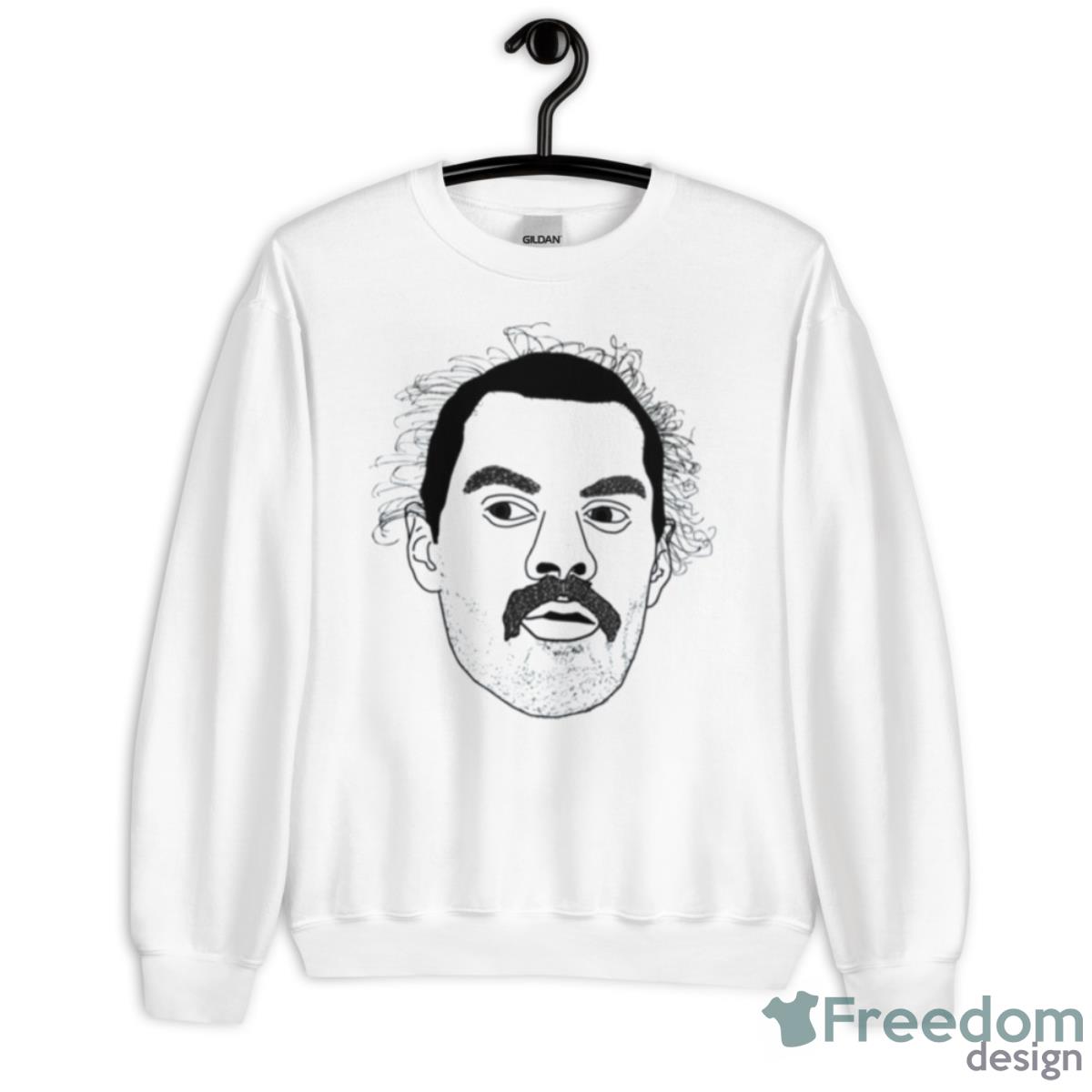 Steven Adams Freddie Mercury Look A Like Okc Thunder shirt - Unisex Heavy Blend Crewneck Sweatshirt