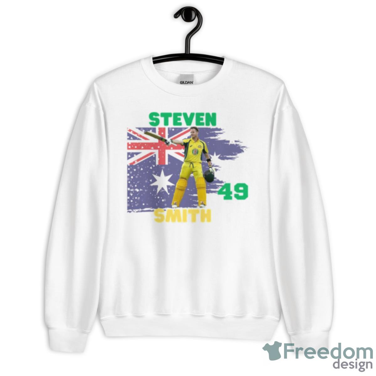 Steven Smith Australian Batter Cricket Shirt - Unisex Heavy Blend Crewneck Sweatshirt