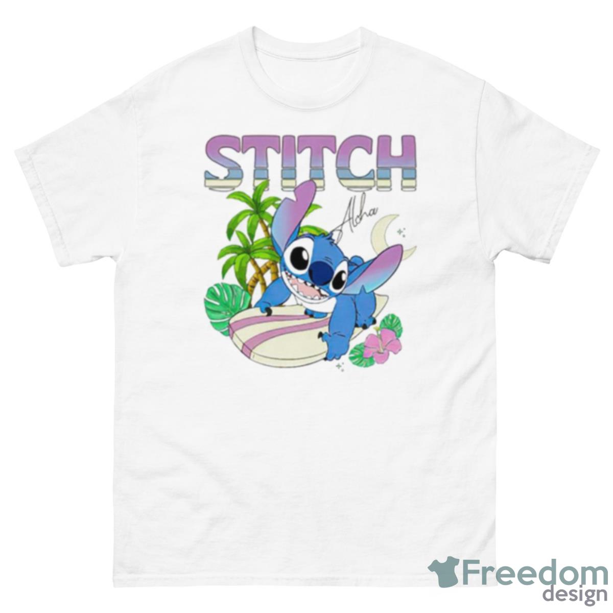 Stitch Aloha Summer Shirt - 500 Men’s Classic Tee Gildan