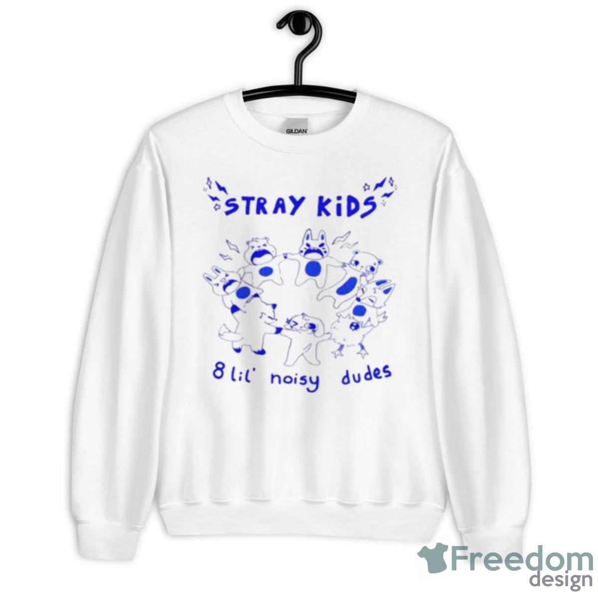 Stray Kids 8 Lil’ Hoisy Dudes Shirt - Unisex Heavy Blend Crewneck Sweatshirt