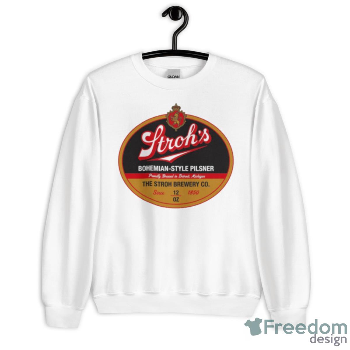 Stroh’s Bohemian Style Pilsner Logo Shirt - Unisex Heavy Blend Crewneck Sweatshirt