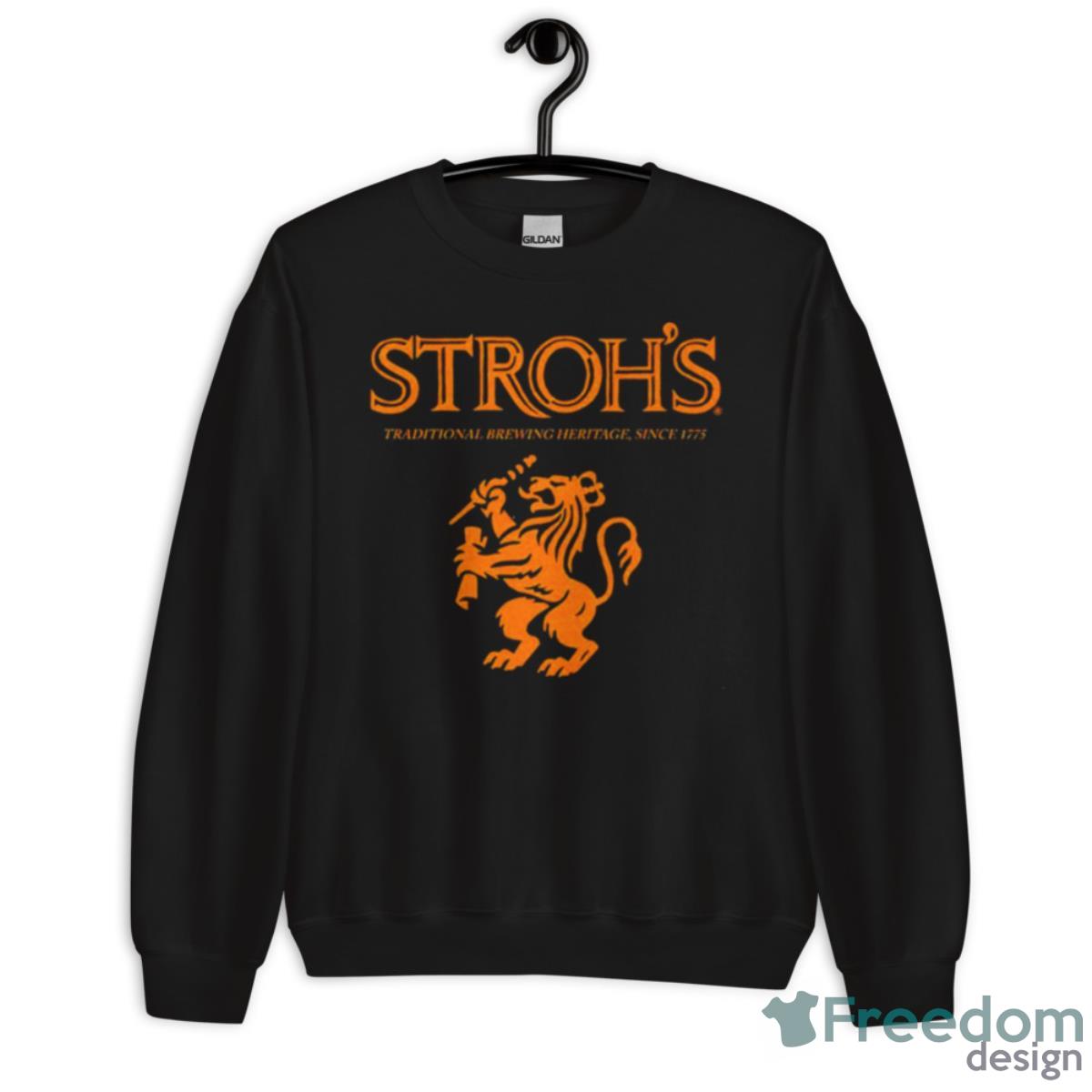 Stroh’s Lion Traditional Brewing Heritage Since 1775 Shirt - Unisex Crewneck Sweatshirt