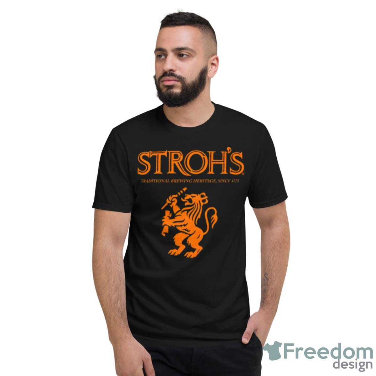 Stroh’s Lion Traditional Brewing Heritage Since 1775 Shirt - Short Sleeve T-Shirt