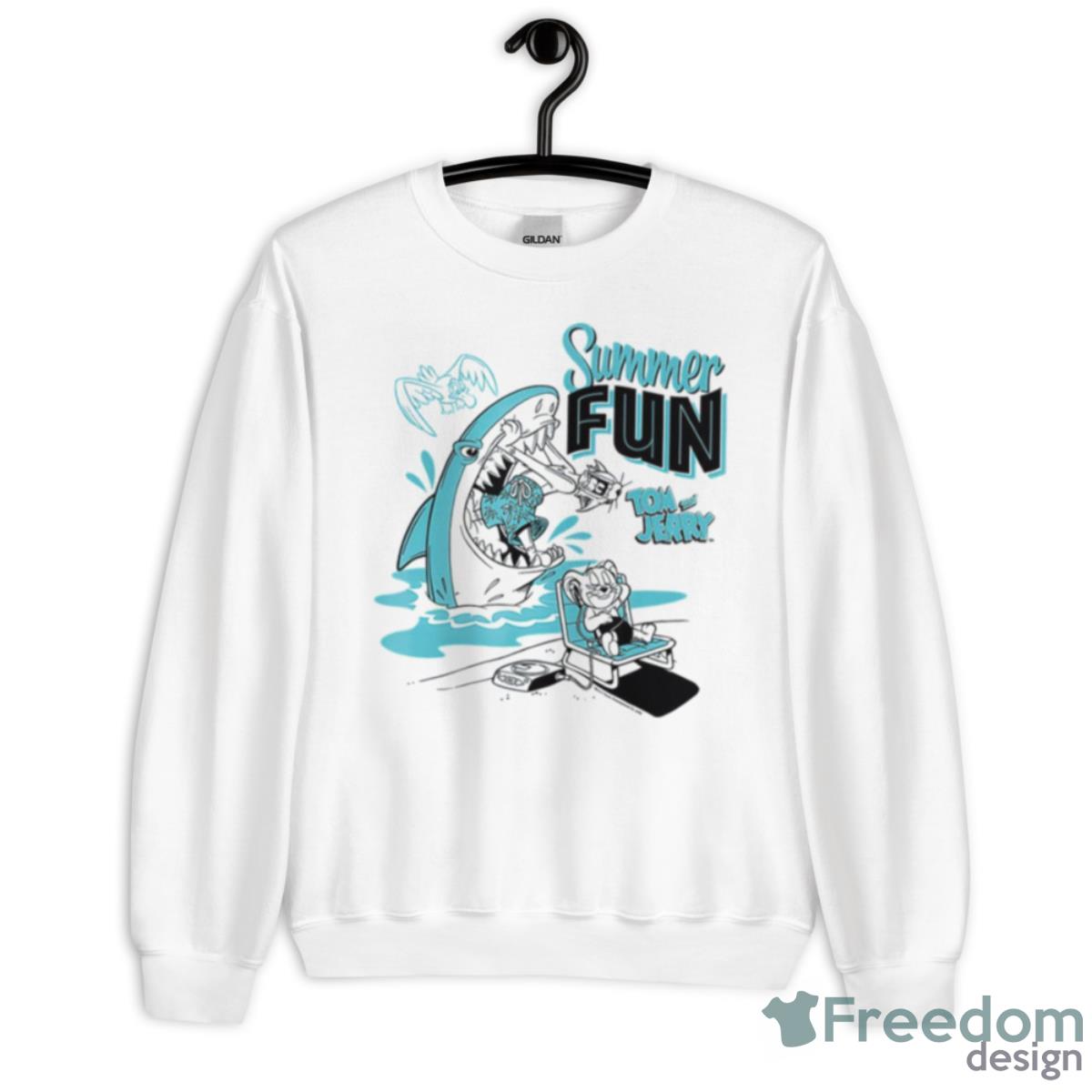 Summer Fun Tom And Jerry Shirt - Unisex Heavy Blend Crewneck Sweatshirt