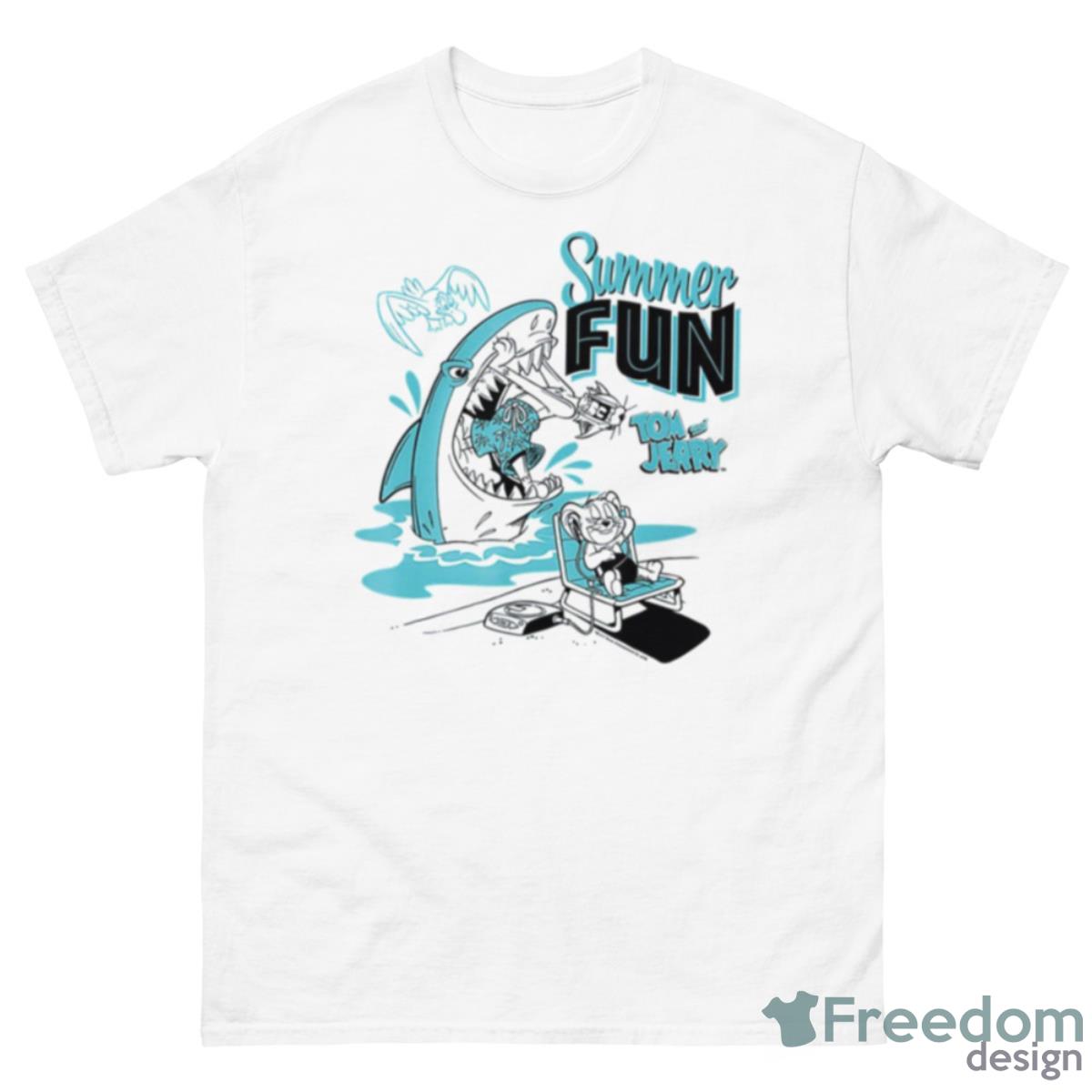 Summer Fun Tom And Jerry Shirt - 500 Men’s Classic Tee Gildan