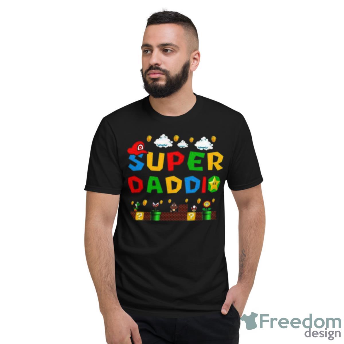 Super Daddio For Gamer Daddy Birth Day 2023 Shirt - Short Sleeve T-Shirt