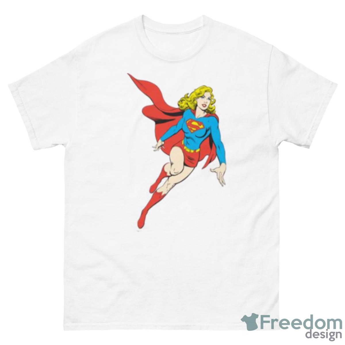 Supergirl On The Move Shirt - 500 Men’s Classic Tee Gildan