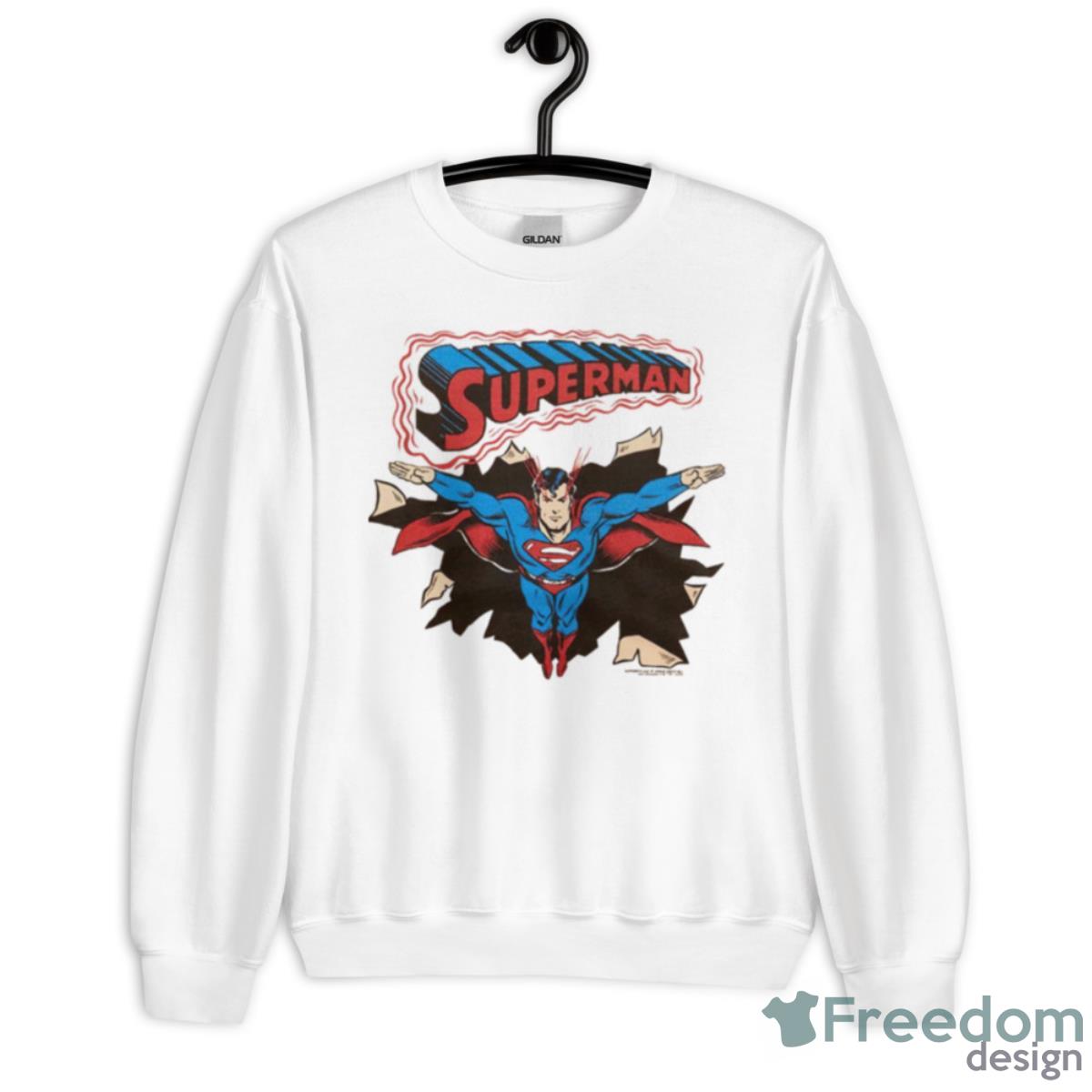 Superman Heat Vision Shirt - Unisex Heavy Blend Crewneck Sweatshirt