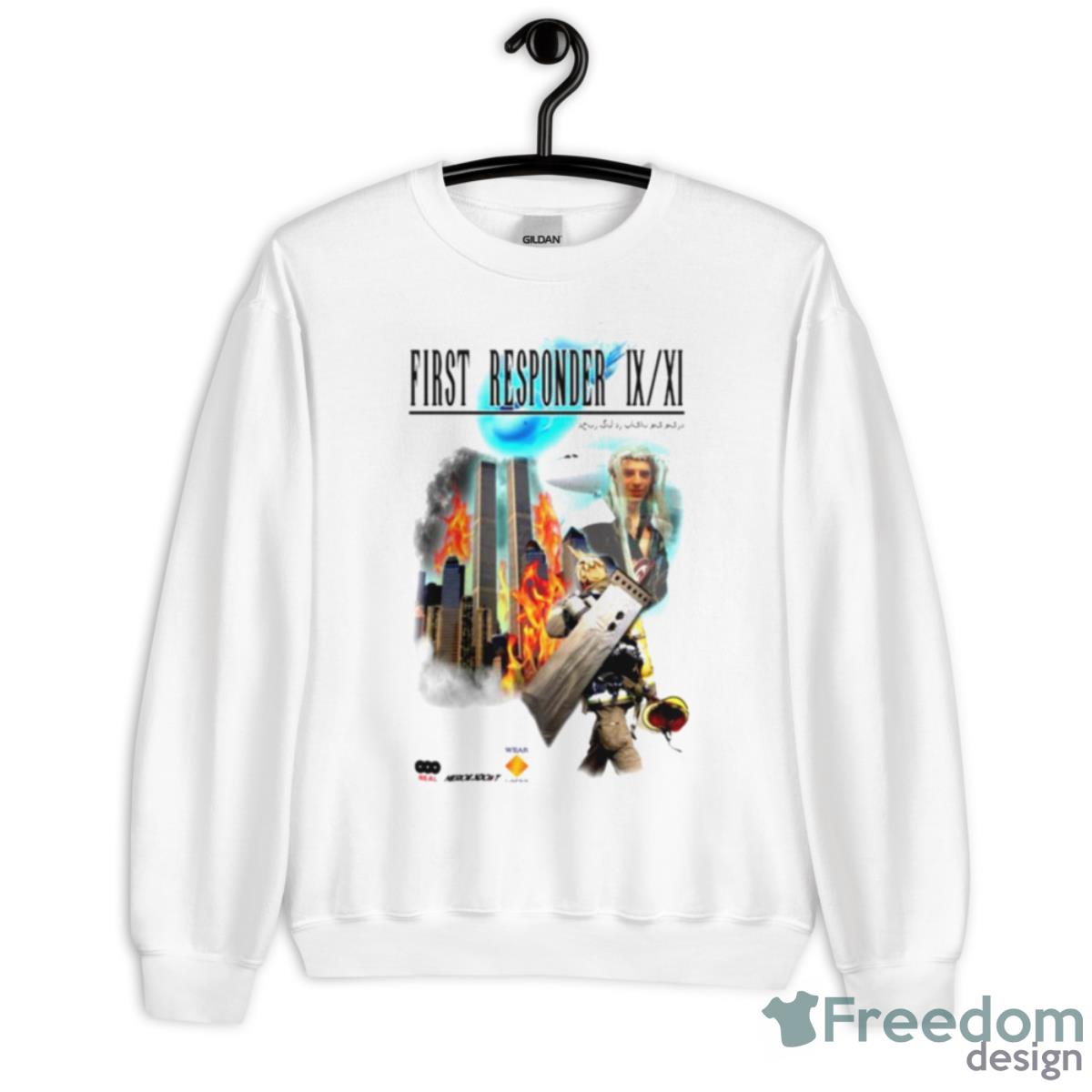 Sword Man First Responder Shirt - Unisex Heavy Blend Crewneck Sweatshirt