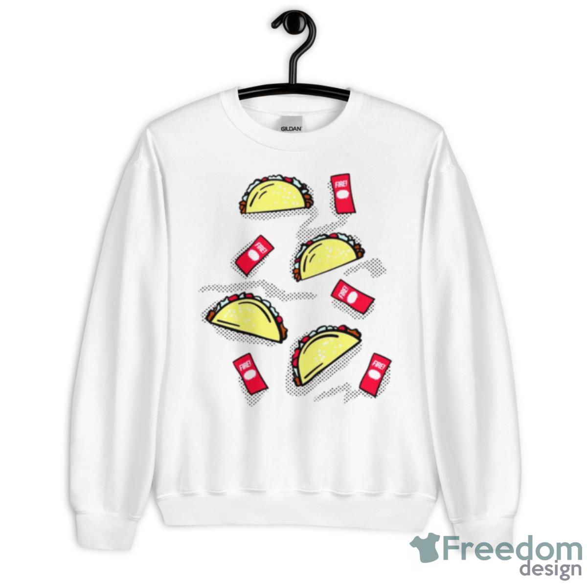 Taco Bell Fire Shirt - Unisex Heavy Blend Crewneck Sweatshirt