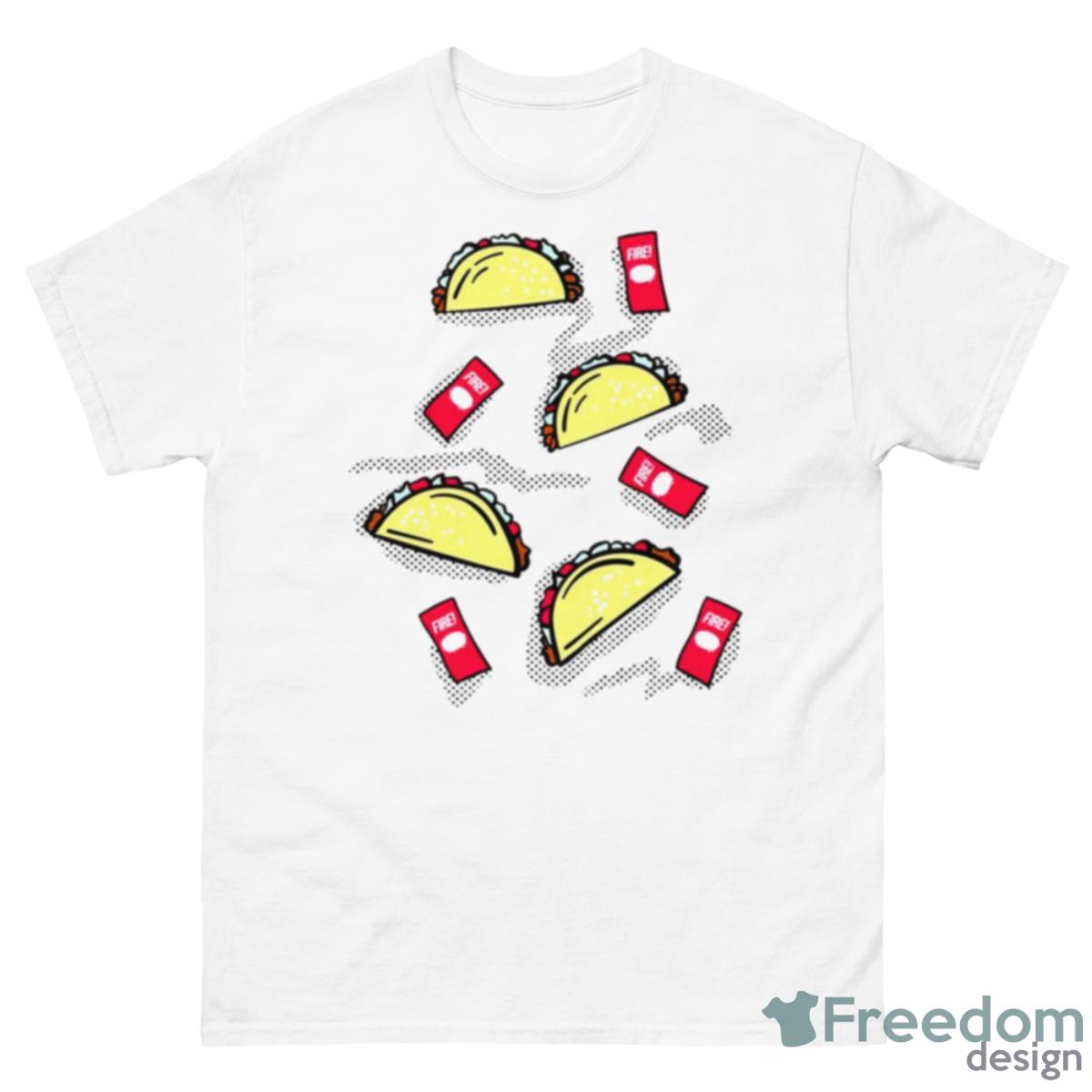 Taco Bell Fire Shirt - 500 Men’s Classic Tee Gildan