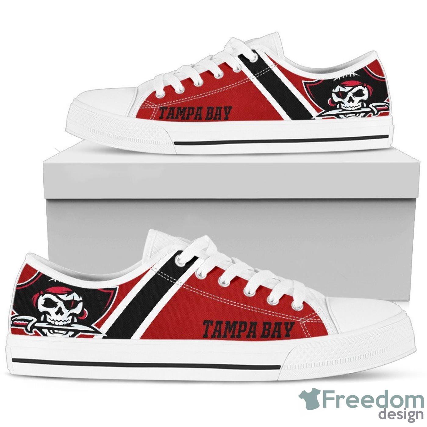 Tampa Bay Buccaneers Low Top Canvas Shoes For Men And Women Product Photo 2