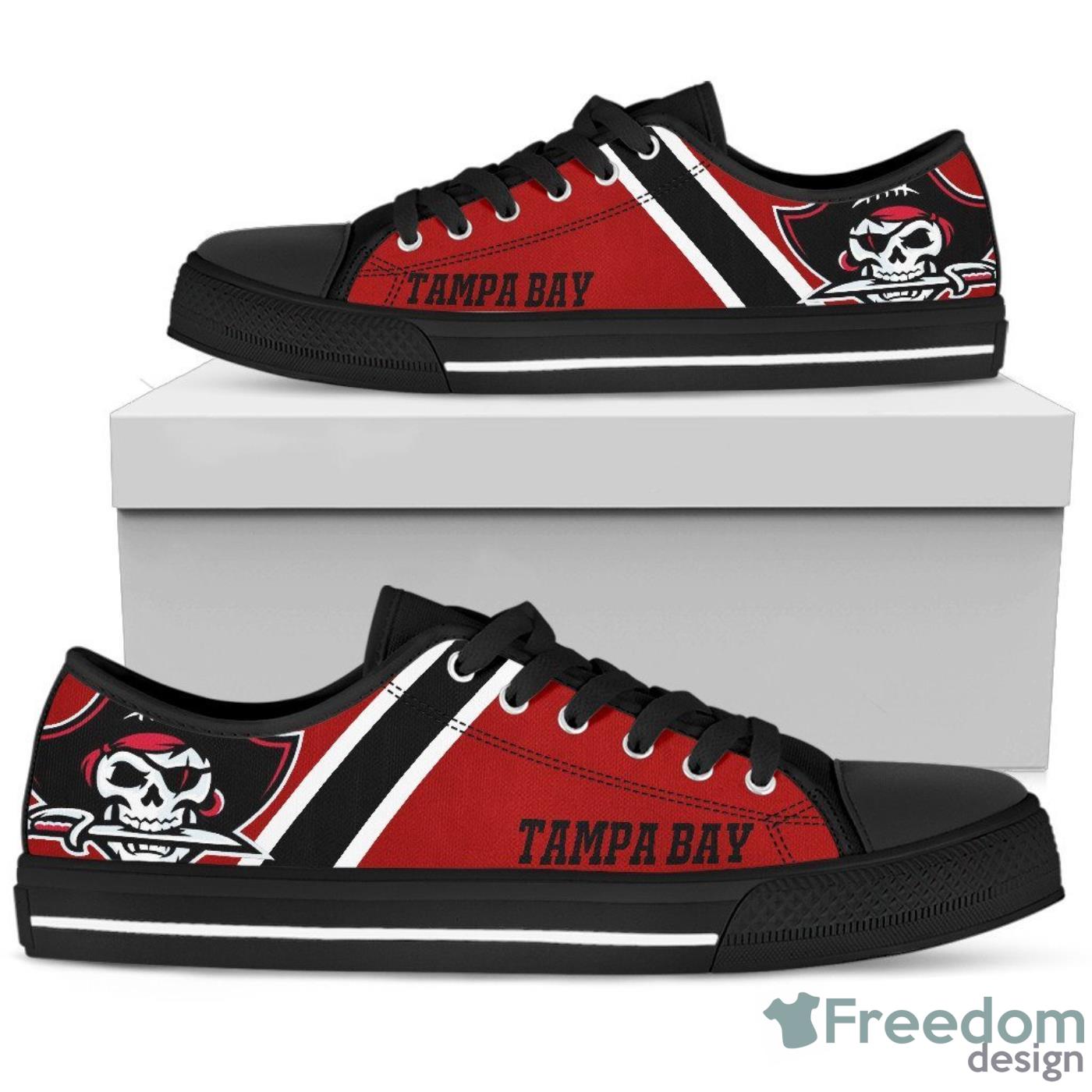 Tampa Bay Buccaneers Low Top Canvas Shoes For Men And Women Product Photo 1