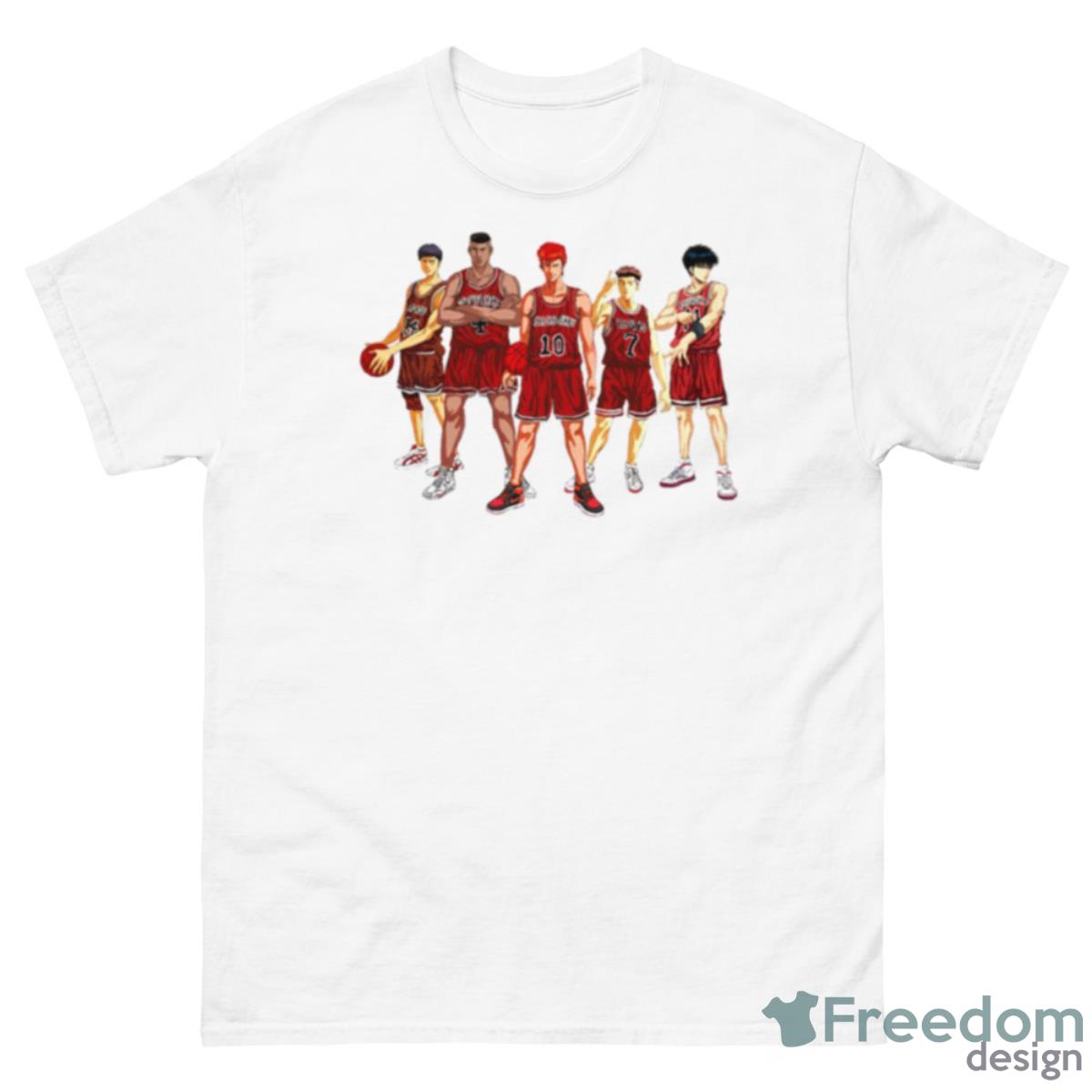 Team Basketball Cartoon Slam Dunk Anime Series Shirt - 500 Men’s Classic Tee Gildan