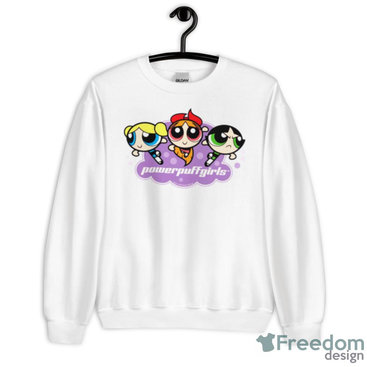 Team Logo Powerpuff Girls Shirt - Unisex Heavy Blend Crewneck Sweatshirt