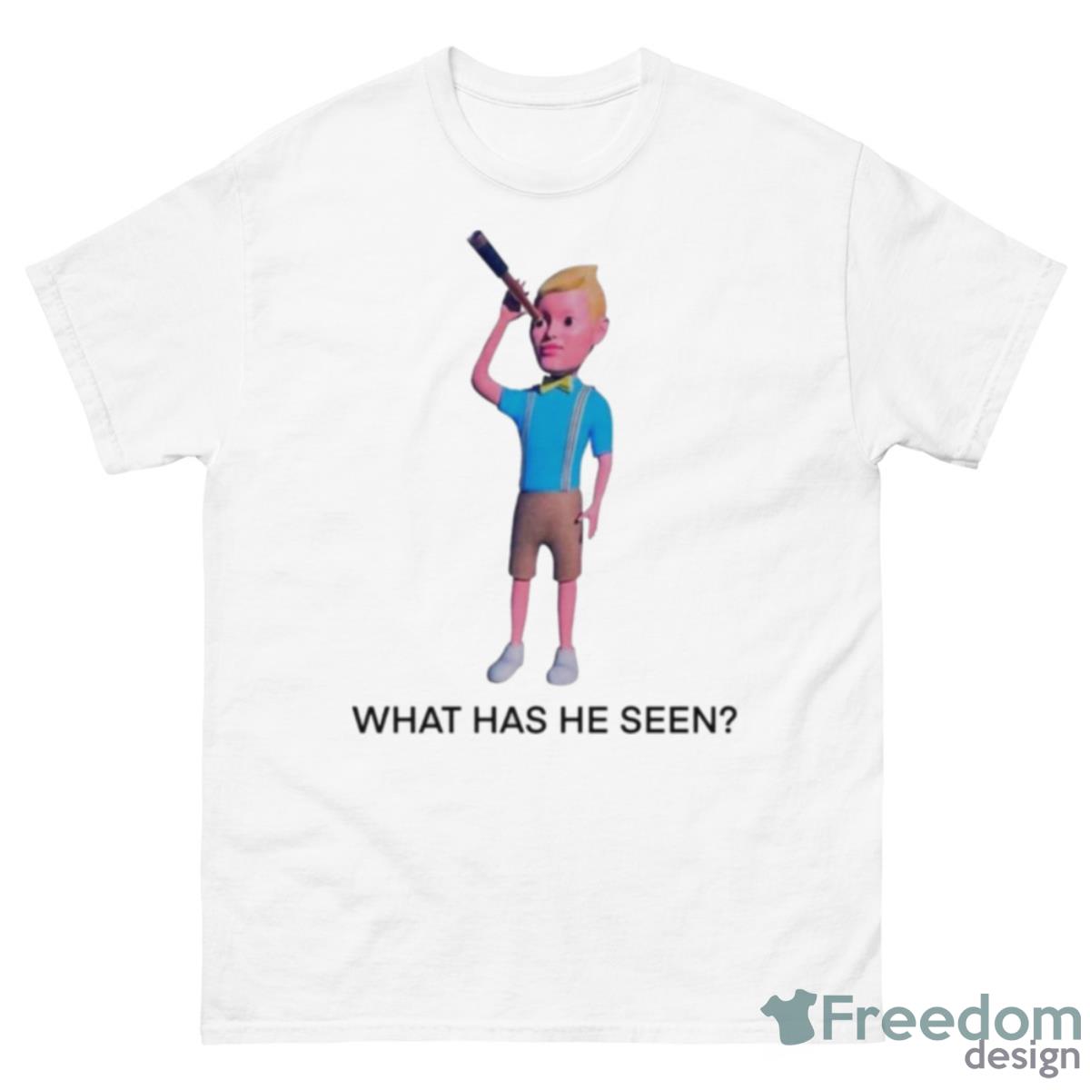 Telescope Kid What Has He Seen Shirt - 500 Men’s Classic Tee Gildan