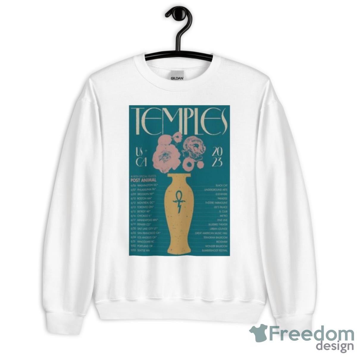 Temples Usa & Canada Exotico Tour 2023 Poster Shirt - Unisex Heavy Blend Crewneck Sweatshirt