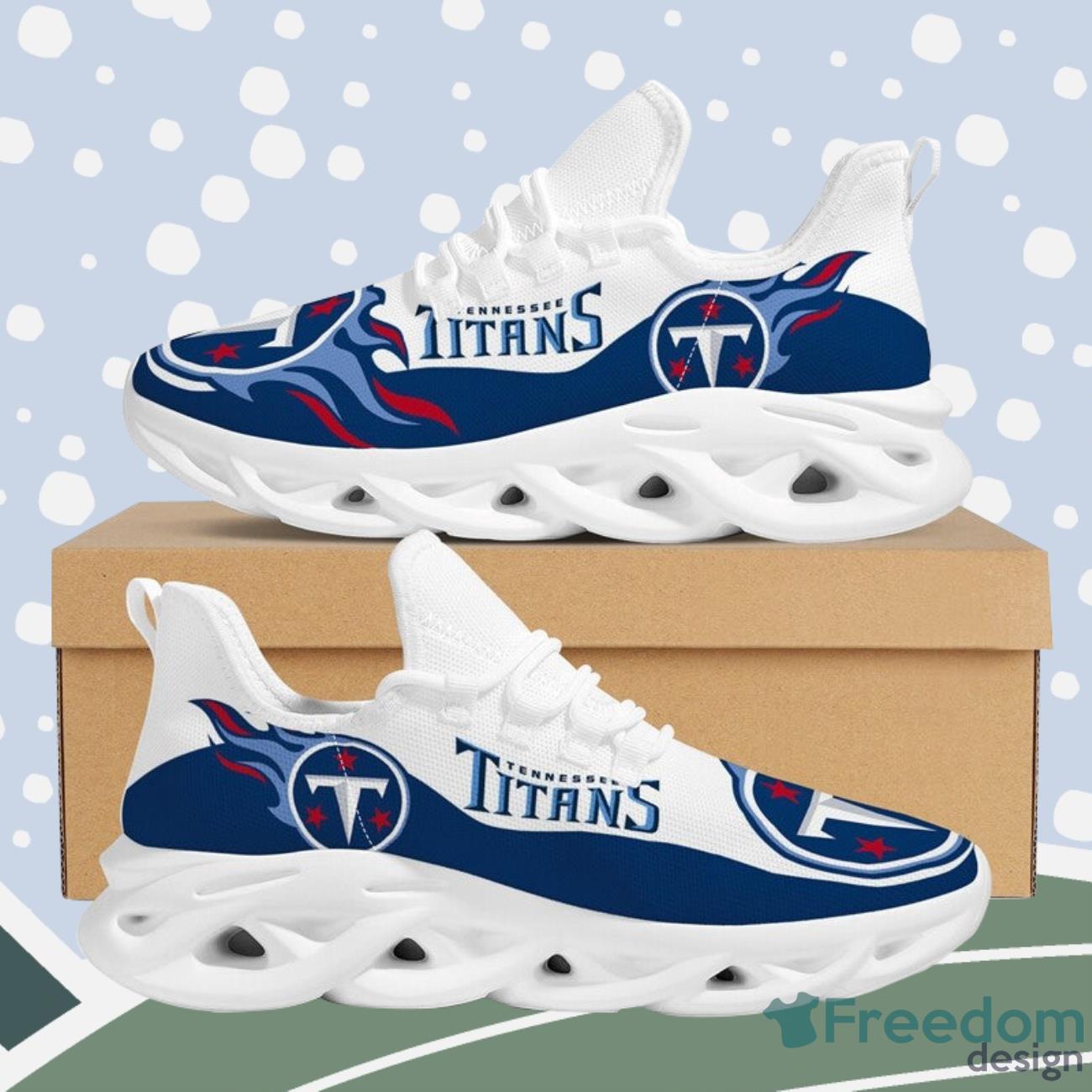 Tennessee Titans Max Soul Sneakers Running Shoes NFL Gifts Product Photo 2