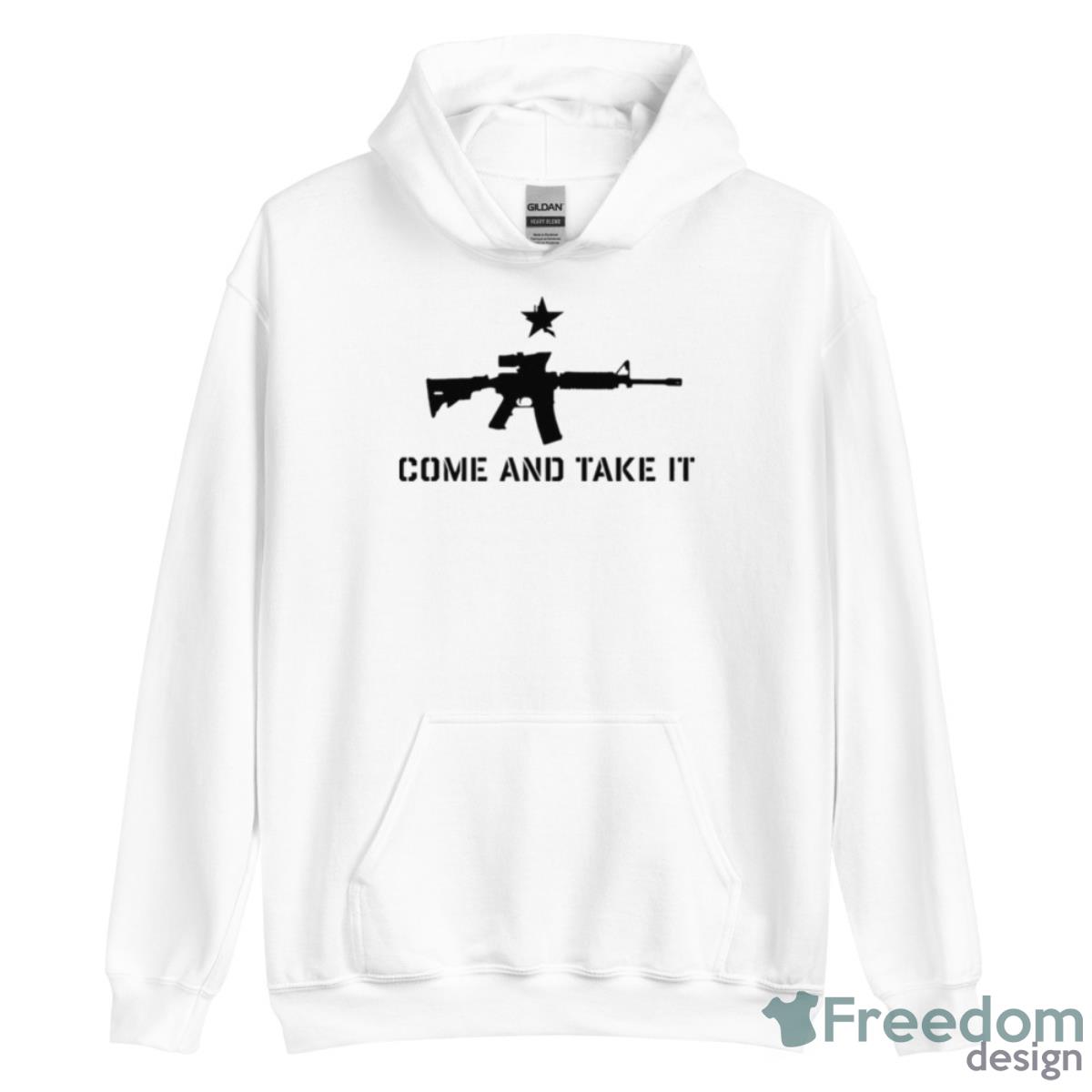 Terrorist Come And Take It Shirt - Unisex Heavy Blend Hooded Sweatshirt