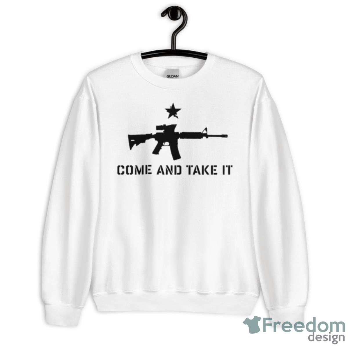 Terrorist Come And Take It Shirt - Unisex Heavy Blend Crewneck Sweatshirt