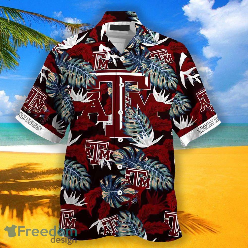 Texas A&M Aggies Floral Tropical Hawaiian Shirt