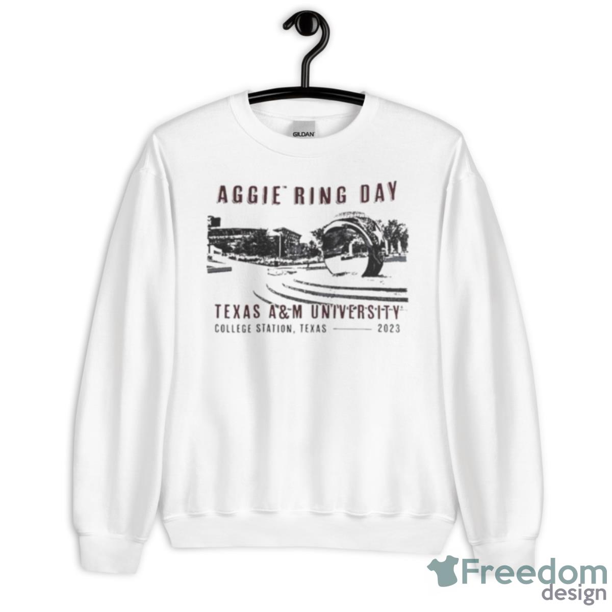 Texas A&M 2023 Aggie Ring Day Shirt - Unisex Heavy Blend Crewneck Sweatshirt