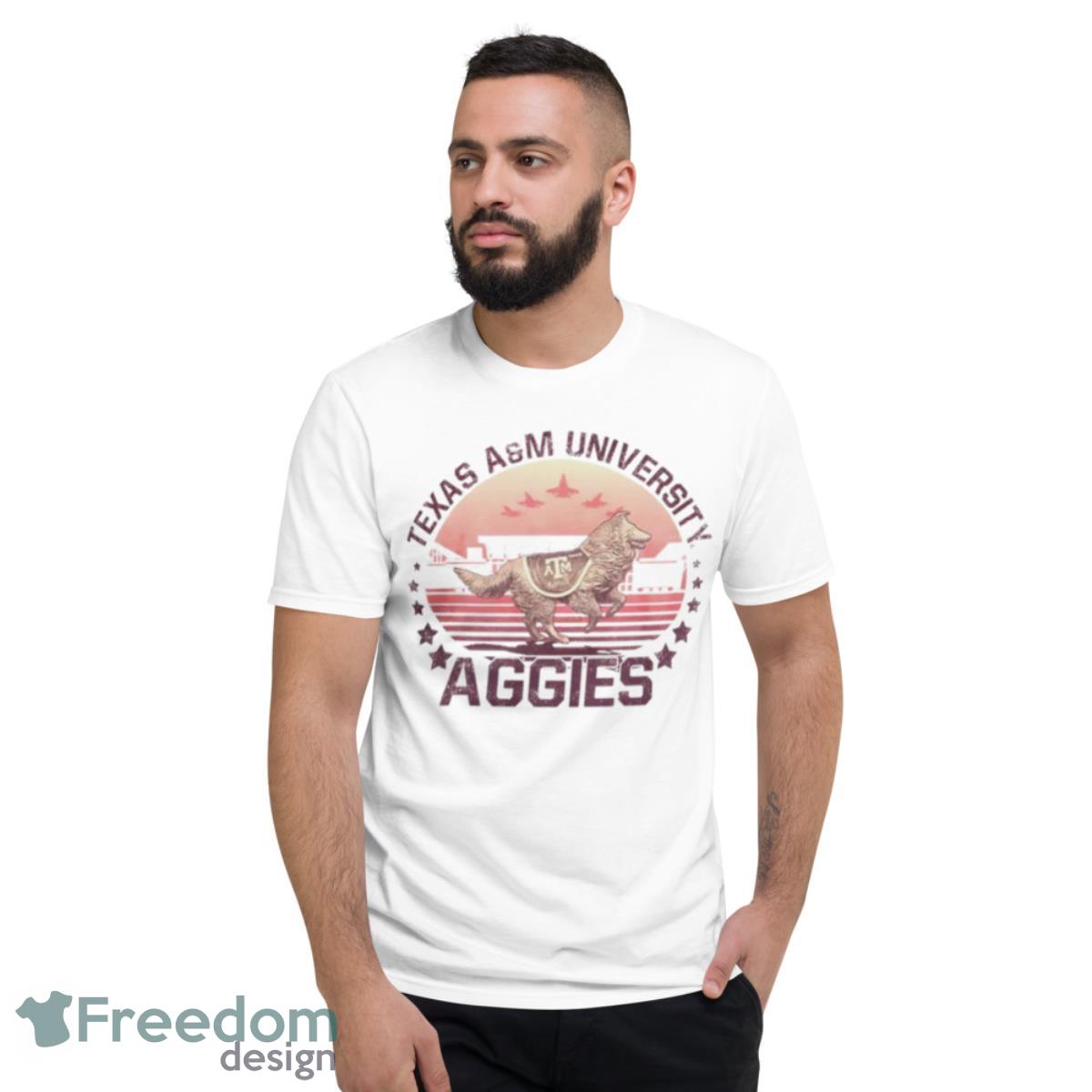 Texas AM University Aggies Vintage Shirt - Short Sleeve T-Shirt