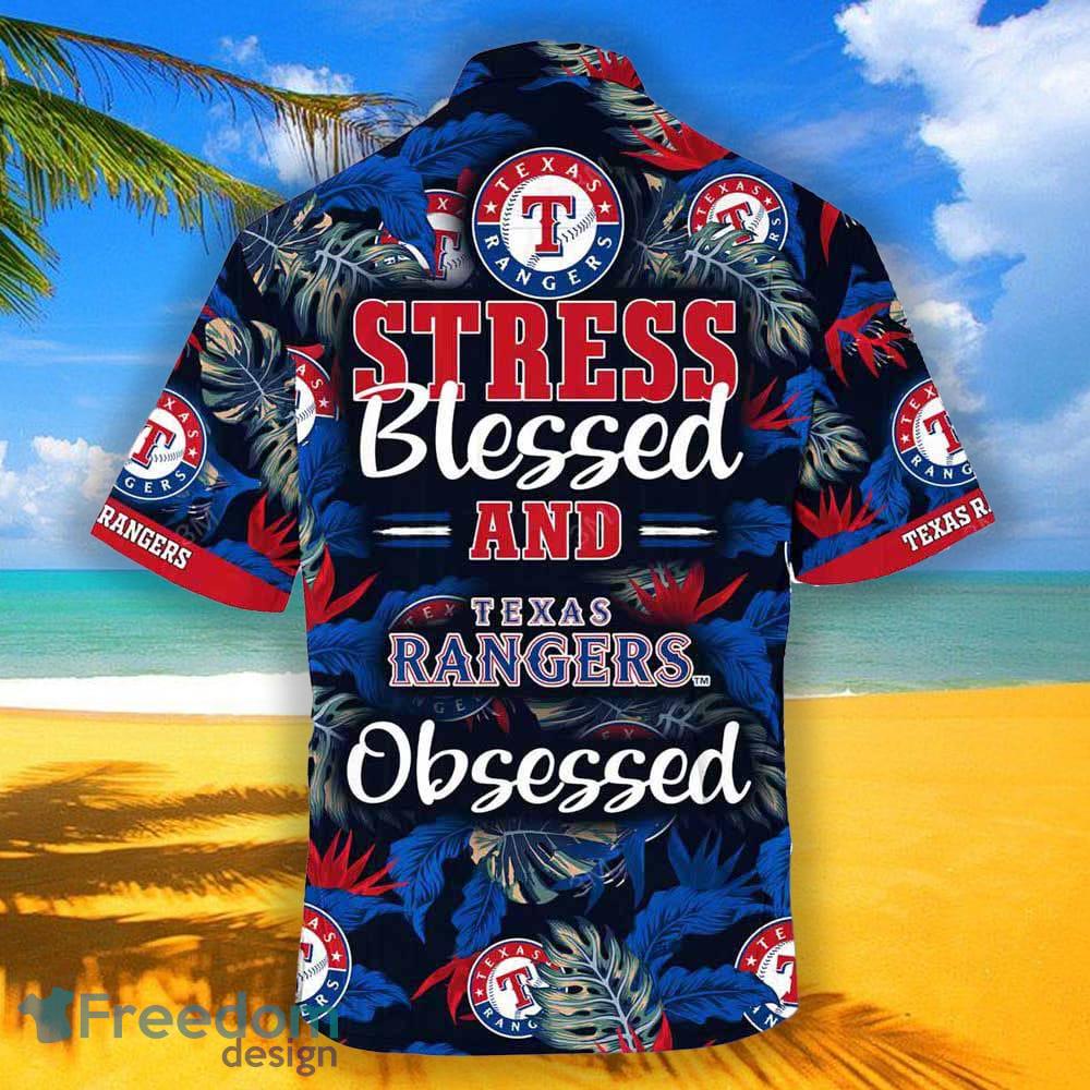 Texas Rangers Mlb Summer Beach 3D Hawaiian Shirt Print Gift For
