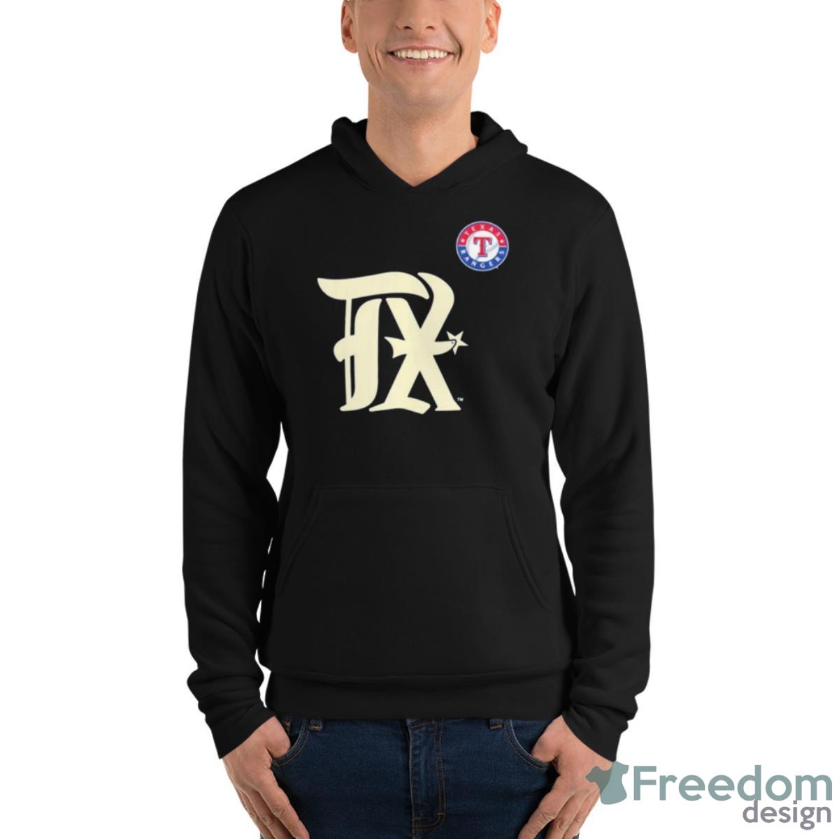 Texas Rangers New Era 2023 City Connect Plus Shirt image Texas Rangers New Era 2023 City Connect Plus Shirt - Unisex Fleece Pullover Hoodie