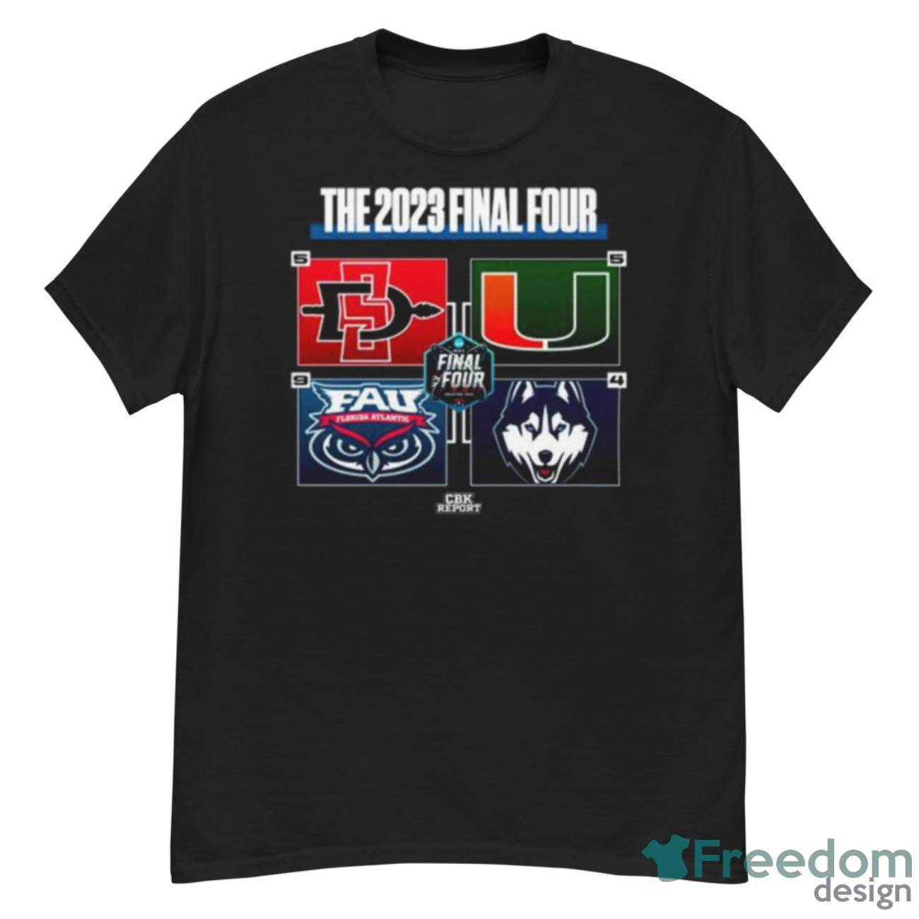 The 2023 Final Four 4 Teams Group Logo Shirt - G500 Men’s Classic T-Shirt