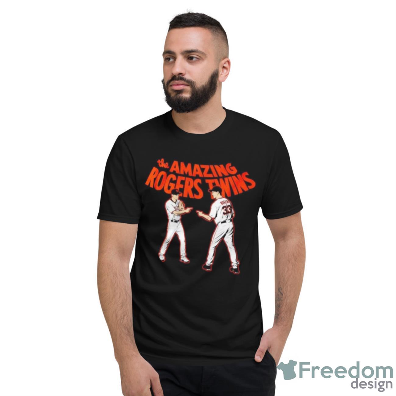 The Amazing Rogers Twins San Francisco Giants Baseball Shirt - Short Sleeve T-Shirt