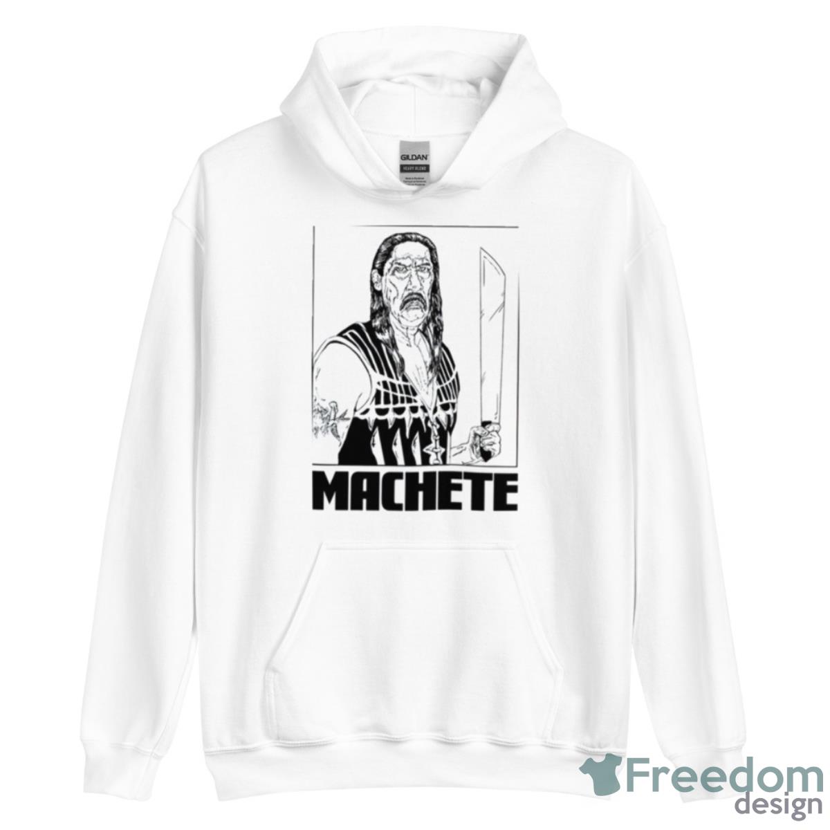 The Big Knife Danny Trejo Machete Shirt - Unisex Heavy Blend Hooded Sweatshirt