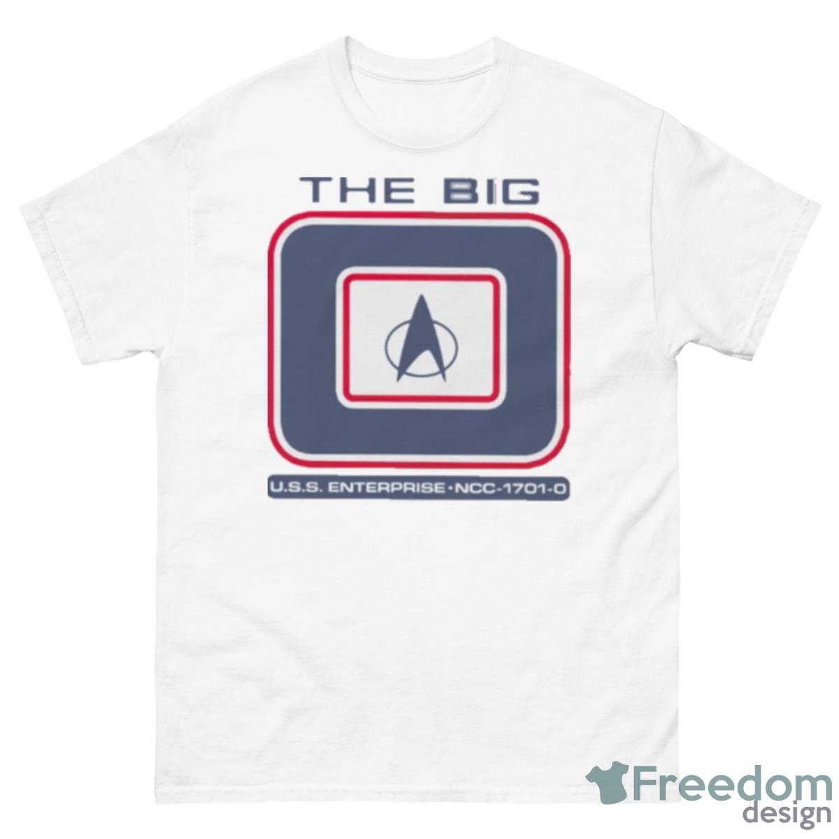 The Big Uss Enterprise Ncc 1701 0 Shirt - 500 Men’s Classic Tee Gildan