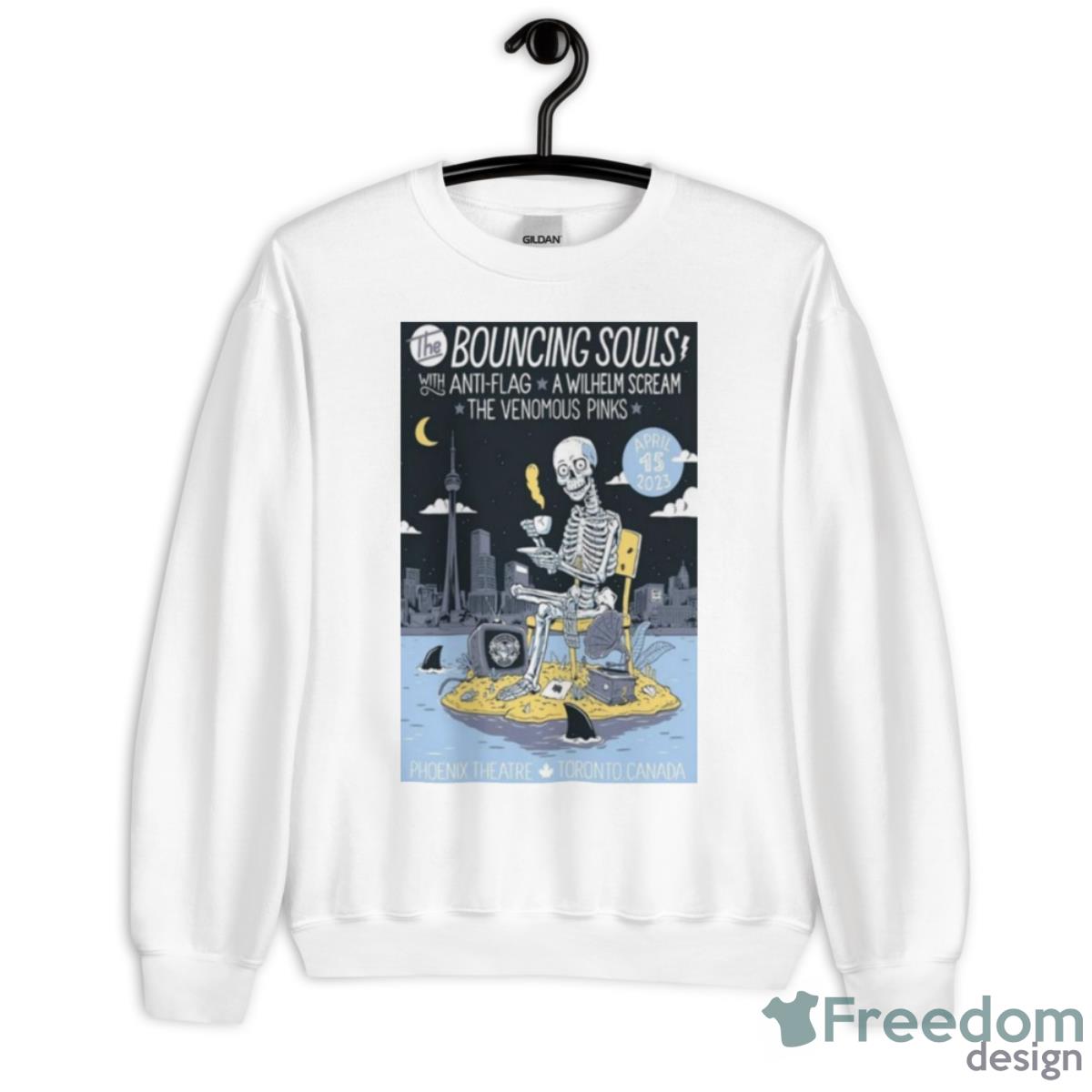 The Bouncing Souls Oronto ON Canada 2023 Poster Shirt - Unisex Heavy Blend Crewneck Sweatshirt