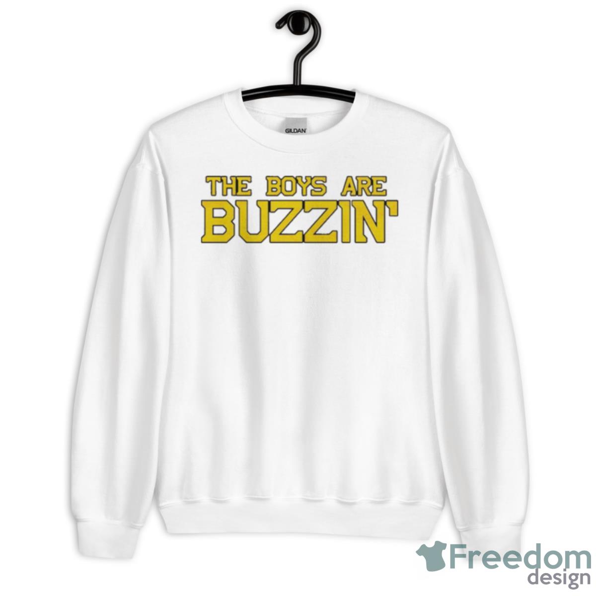 The Boys Are Buzzin’ Boston Bruins Shirt - Unisex Heavy Blend Crewneck Sweatshirt