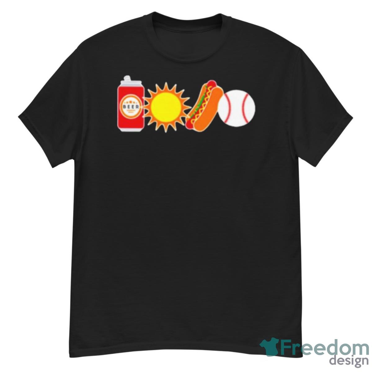 The Chicago Version Beer Sun Hotdog Ball Shirt - G500 Men’s Classic T-Shirt