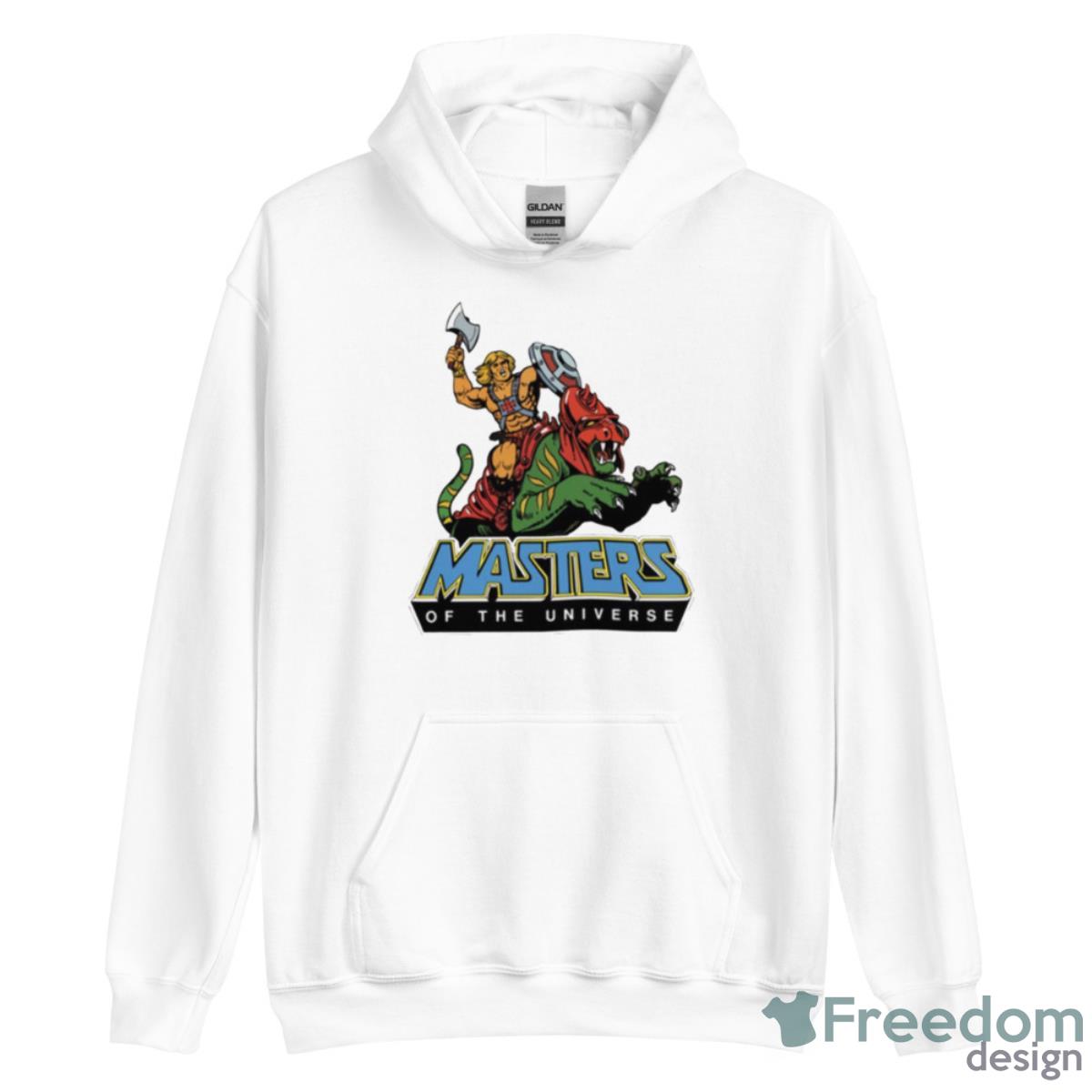 The Dinosaur Rider He Man Shirt - Unisex Heavy Blend Hooded Sweatshirt