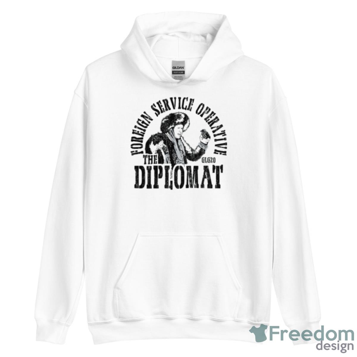 The Diplomat Spies Like Us Dan Aykroyd Shirt - Unisex Heavy Blend Hooded Sweatshirt