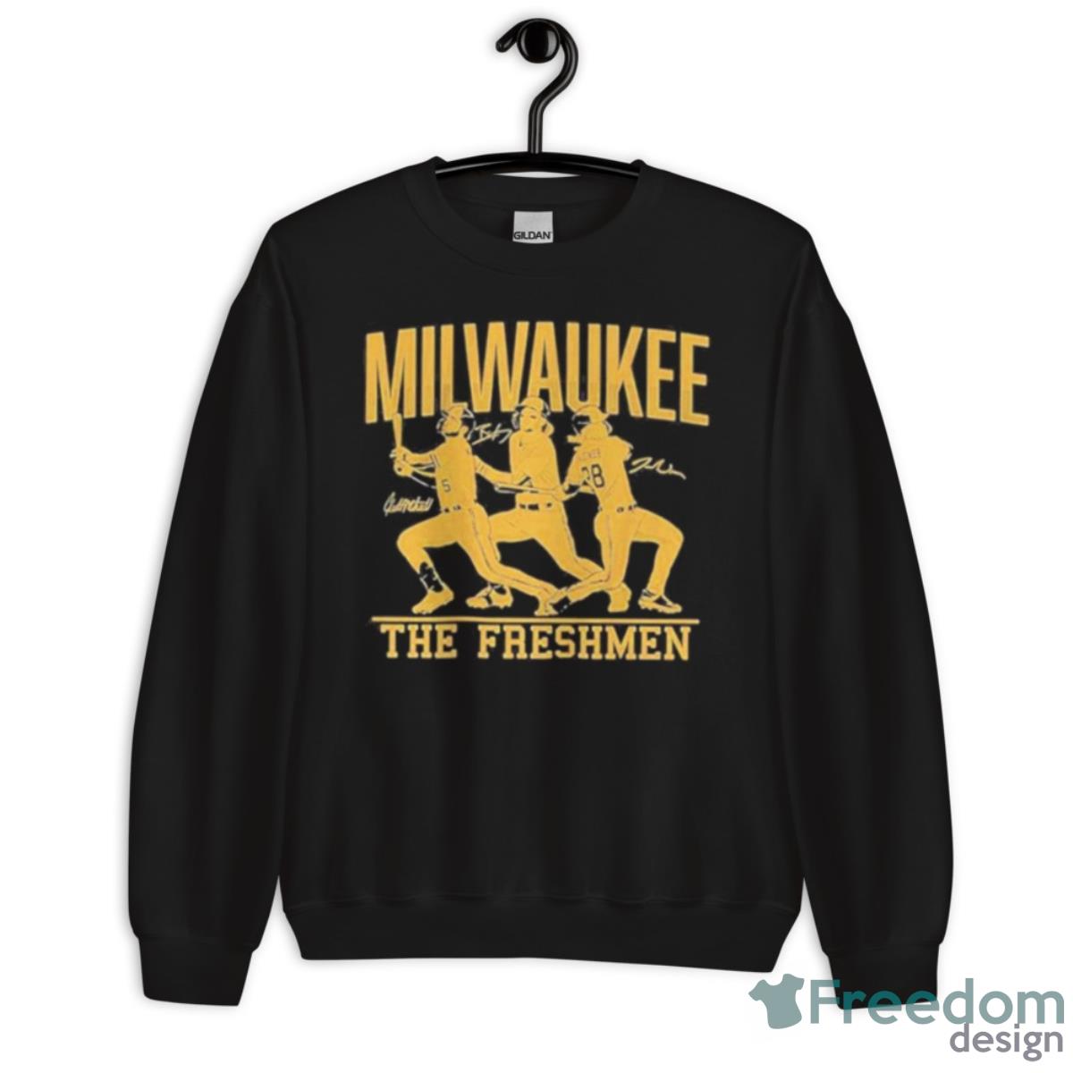 The Freshmen Milwaukee Brewers Brice Turang Joey Wiemer Garrett Mitchell Shirt - Unisex Crewneck Sweatshirt