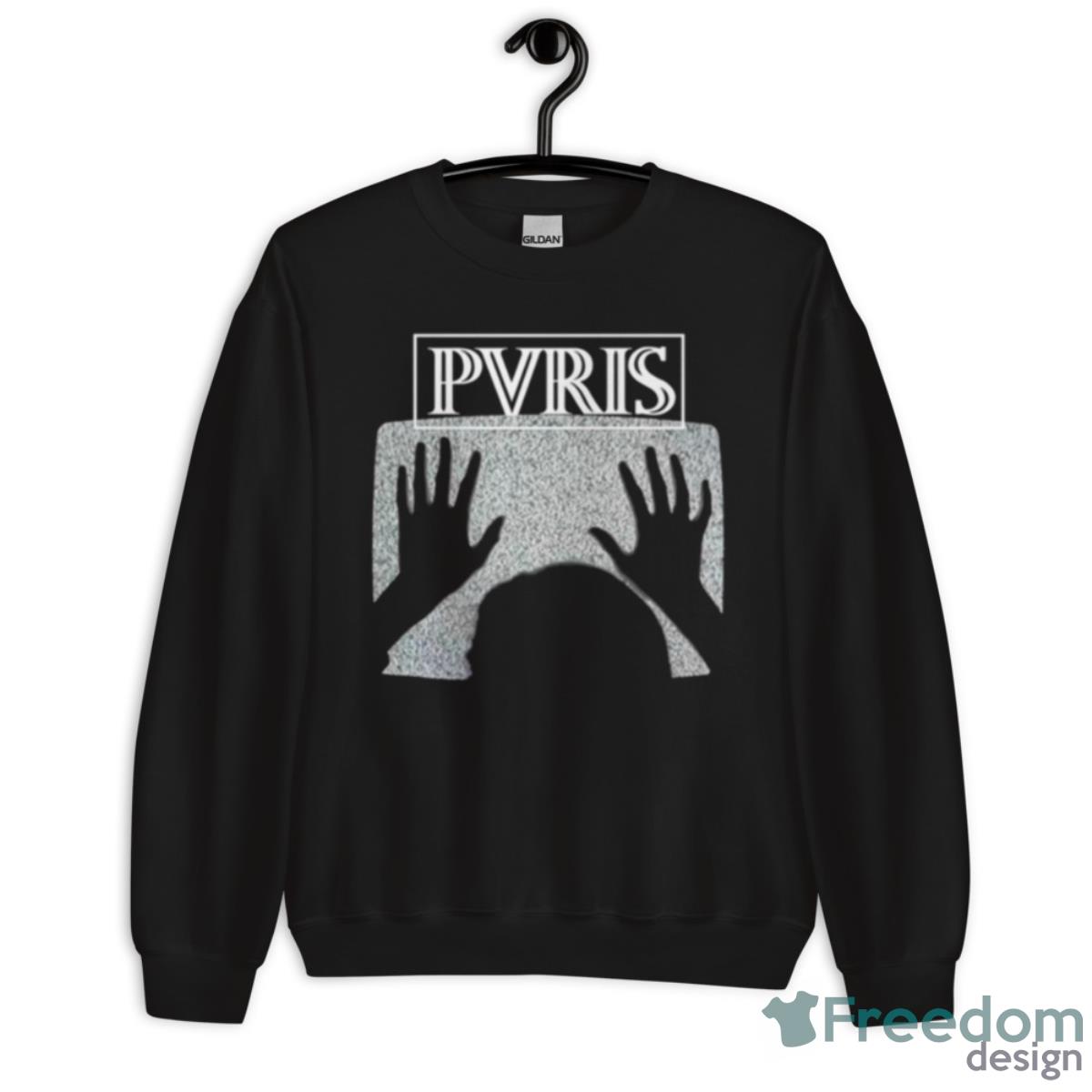 The Hand Mirror Pvris Music Logo Band Shirt - Unisex Crewneck Sweatshirt