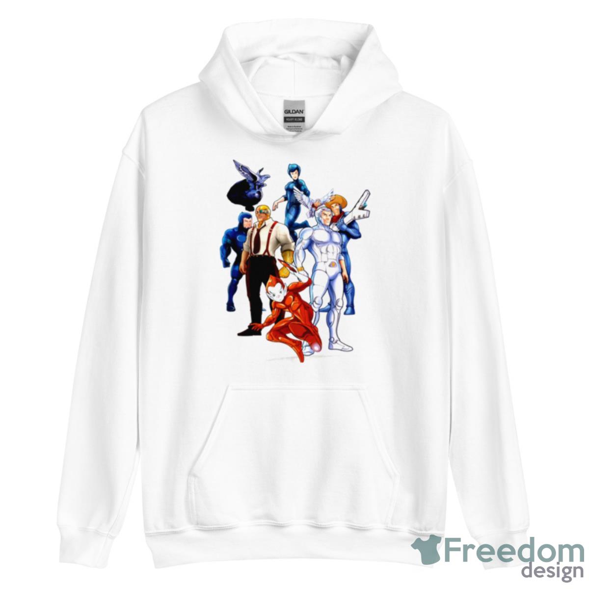 The Hero Squad Silverhawks Shirt - Unisex Heavy Blend Hooded Sweatshirt