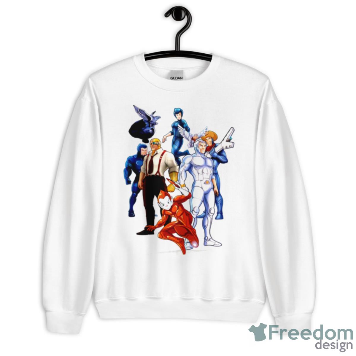 The Hero Squad Silverhawks Shirt - Unisex Heavy Blend Crewneck Sweatshirt