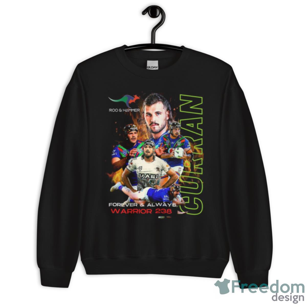 The Legend Art Rugby Forever & Always Warrior 238 Shirt - Unisex Crewneck Sweatshirt