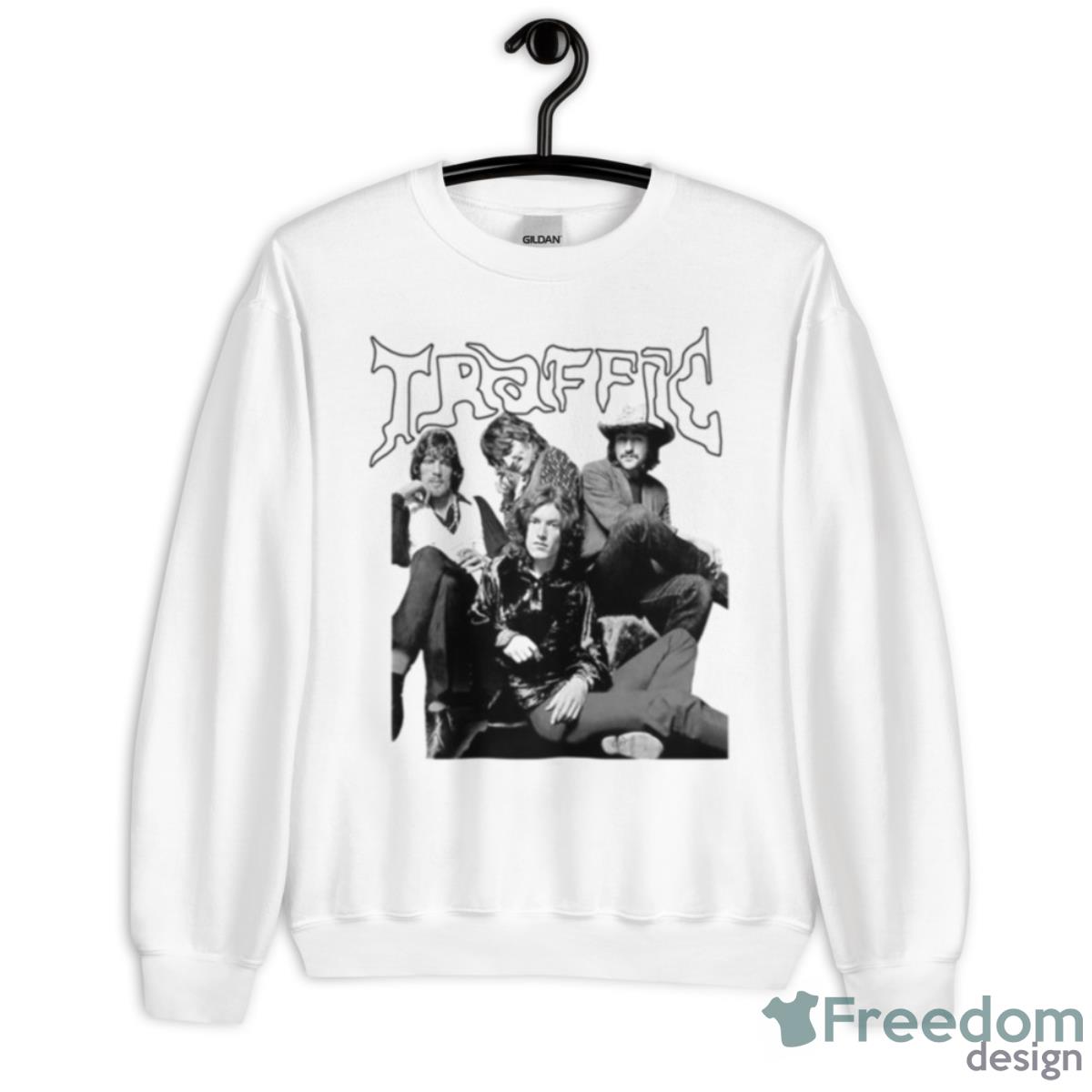 The Low Spark Of High Heeled Boys Traffic Band Shirt - Unisex Heavy Blend Crewneck Sweatshirt