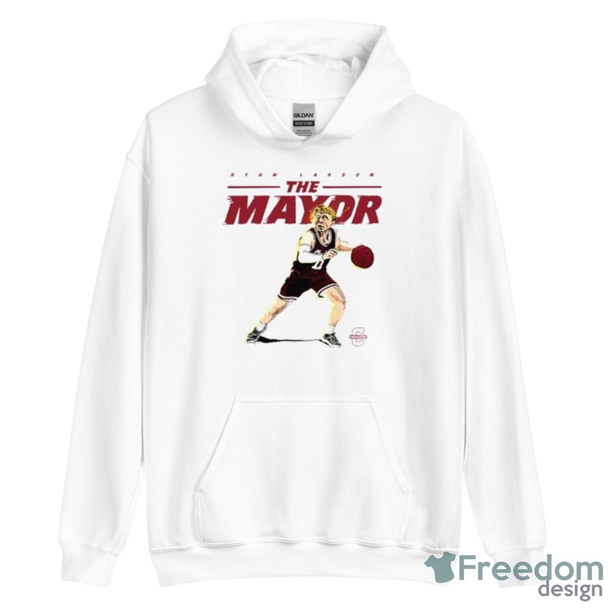 the Mayor Ryan Larson Charleston Cougars shirt - Unisex Heavy Blend Hooded Sweatshirt