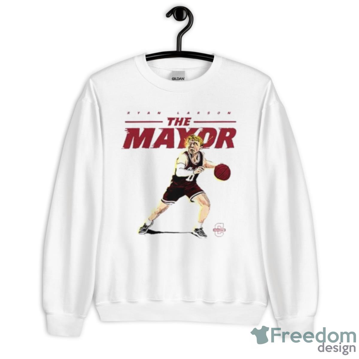 the Mayor Ryan Larson Charleston Cougars shirt - Unisex Heavy Blend Crewneck Sweatshirt