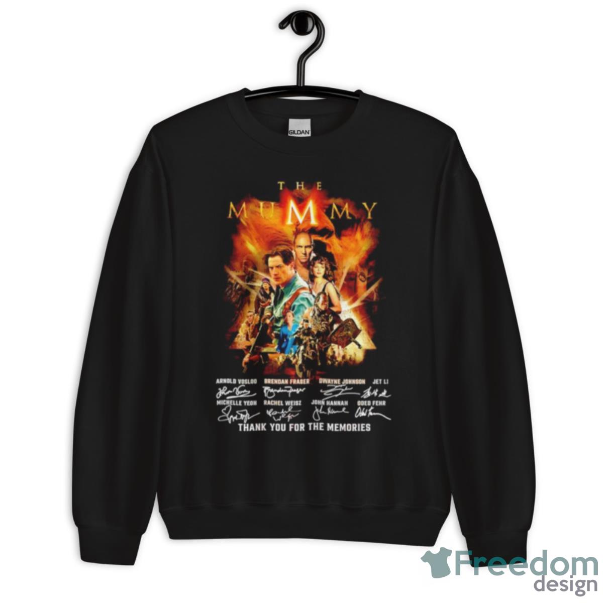 The Mummy Signature Thank You For The Memories Signature Shirt - Unisex Crewneck Sweatshirt